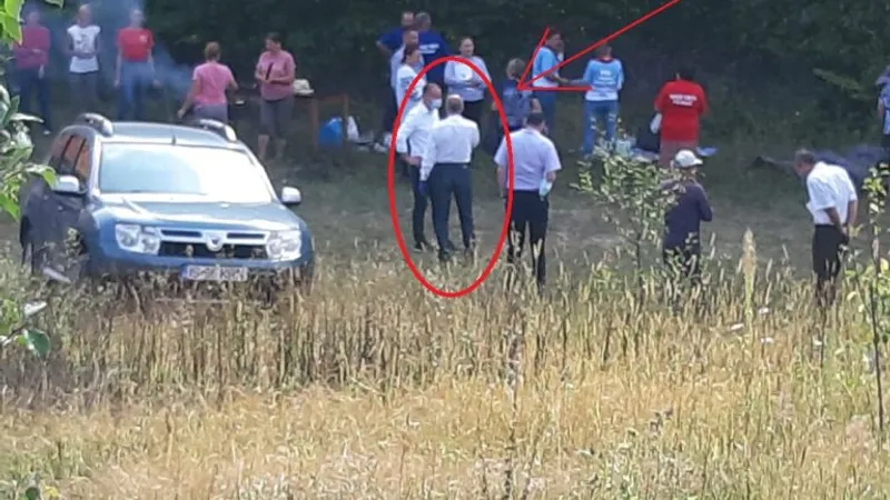 Baronul PSD Maricel Popa a participat la o petrecere de partid cu mici și bere Foto: pulsuliesean.ro