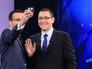 Victor Ponta și Mihai Gâdea, pe vremea când fostul premier PSD nu-i făcea securiști nici pe angajații Antenei 3, nici pe Dan Voiculescu