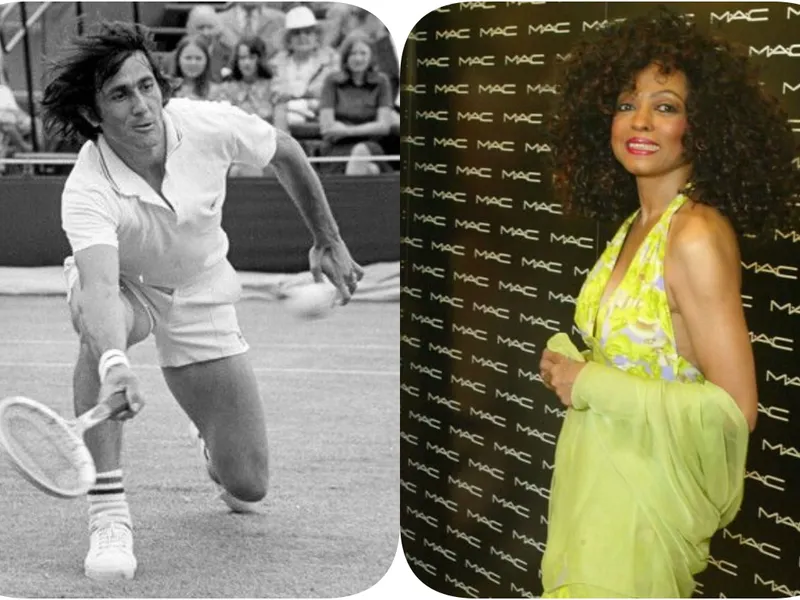 Ilie Năstase și Diana Ross - Foto: playsport.ro