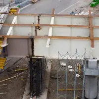 A7, lotul de 1.250.000.000 lei: 5.000 găuri cu bormașina, soluția pentru sudurile proaste la un pod - Foto: Facebook / Asociația Pro Infrastructură