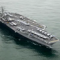 Portavionului SUA Nimitz cu temutele avioane F-18, în marș spre Orientul Mijlociu să ajute Israelul- Foto: United States Navy