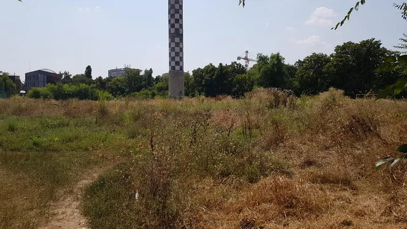Sala Polivalentă va fi construită aici/ Compania Municipală Întreținerea Arborilor și Spațiului Verde București.