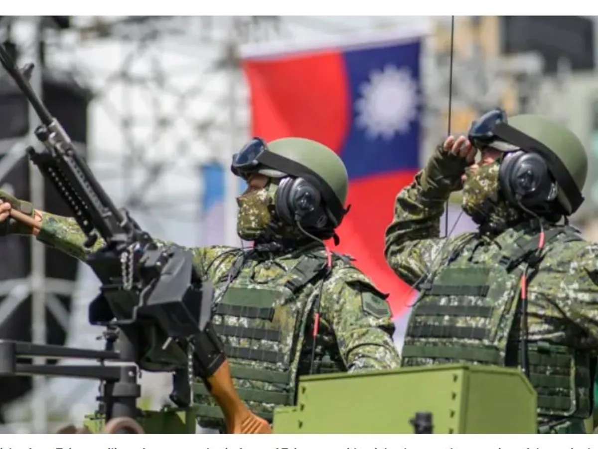 Armata din Taiwan a publicat un ghid de supraviețuire pentru populație în caz de război cu China/foto: getty
