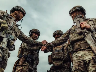 Soldați în Lîman - FOTO: Twitter