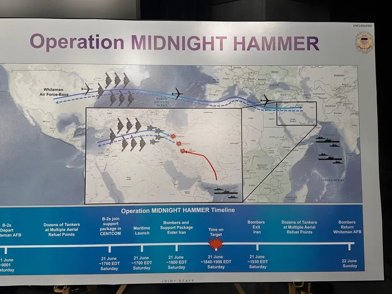 „Midnight Hammer”, numele operațiunii SUA în Iran - Foto Profimedia Images