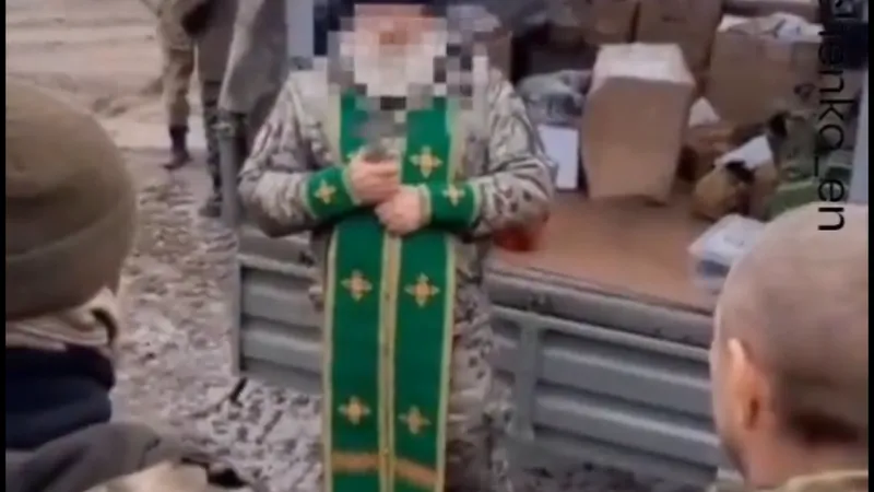 „Slujitorii diavolului": Un preot rus i-a îndemnat pe soldați să ucidă femei și copii. Nu tremurați! - FOTO: Twitter/NatalkaKyiv