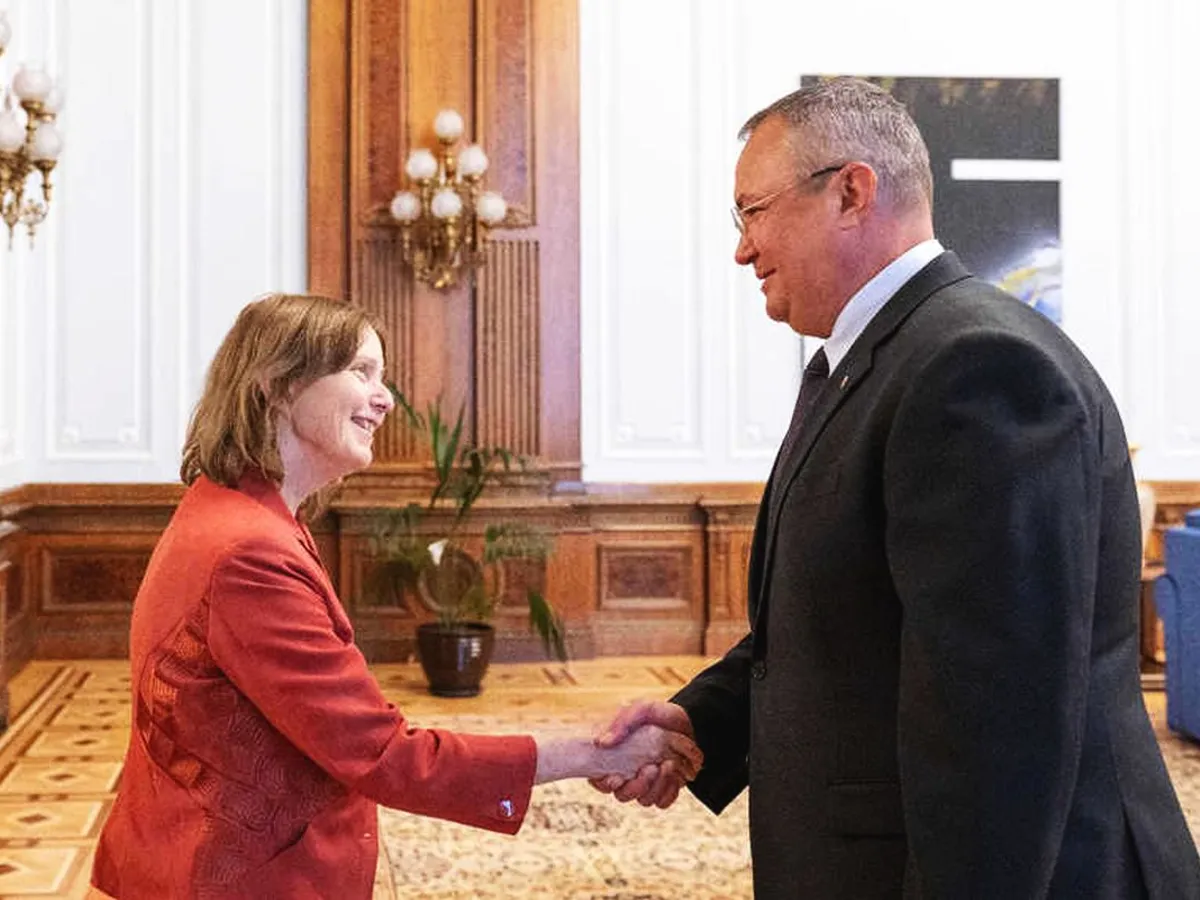 Nicoale Ciucă s-a întâlnit cu ambasadorul SUA - Foto: Facebook/Nicolae Ionel Ciucă