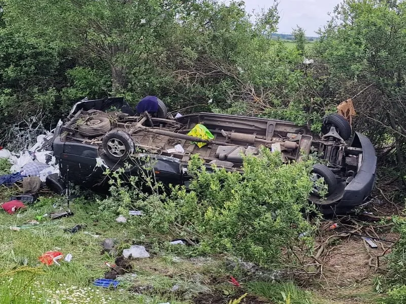 Un român a murit și alți 3 au fost răniți pe autostrada M3 din Ungaria - Foto: presasm.ro