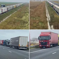 Coșmar pentru șoferi, în vămile Nădlac II şi Vărşand. / Foto: aradon.ro
