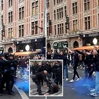 Chelsea a bătut Lille cu 2-1. Fanii s-au luptat cu poliția și l-au invocat pe Abramovici. / Foto: metro.co.uk