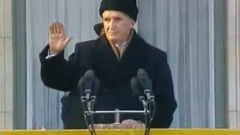 Ultimul discurs al dictatorului Ceaușescu, din 22 decembrie, în sediul CC, din București