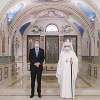 Preafericitul Părinte Daniel, decorat de președintele Klaus Iohannis la Cotroceni. / Foto: alephnews.ro