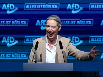 Alice Weidel, copreședinta partidului extremist prorus AfD din Germania - Foto: Profimedia images