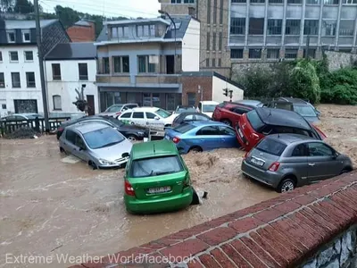 Belgia, lovită din nou de furtuni și inundații puternice. / Foto: agerpres.ro