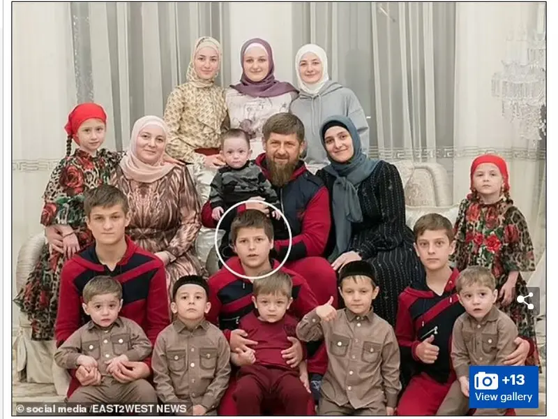 Familia lui Kadîrov/foto: social media