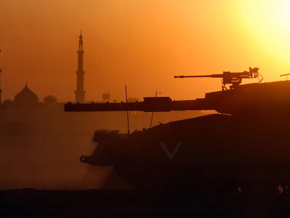 Tank israelian - Foto: Profimedia images - Imagine cu rol ilustrativ