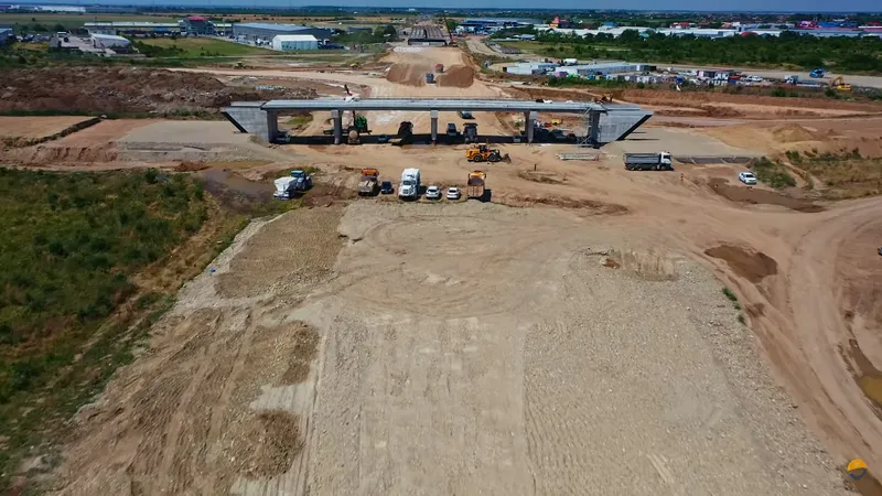 Cum se mișcă chinezii și Umbrărescu pe două cioturi importante ale Autostrăzii A0 Nord - Foto: Facebook / Asociația Pro Infrastructură