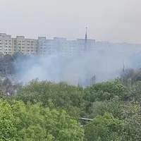 Incendiu puternic în Parcul IOR, din Bucureşti. Pompierii intervin cu autospecialele - Foto: Facebook/Cetatean Sector 3