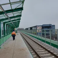 Gara făcută de stat pentru patinoarul lui Ion Țiriac, aproape gata. Foto Club Feroviar