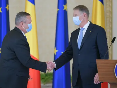 Nicolae Ciucă își prezintă guvernul în Parlament. FOTO: Presidency,ro