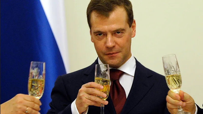 Medvedev îl subminează pe Putin/Foto: moscow times