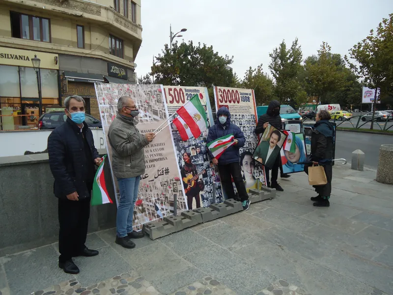 Opoziția iraniană din România denunță crimele regimului/foto: particular