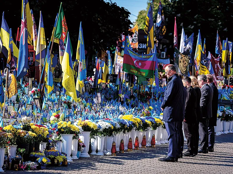 Rezultatul votului din 18 mai a fost primit cu ușurare în Ucraina, susținută de coaliția europeană – Emmanuel Macron, Friedrich Merz, Donald Tusk, Keir Starmer. Flancul estic al UE și NATO rămâne consolidat - Foto: Profimedia Images