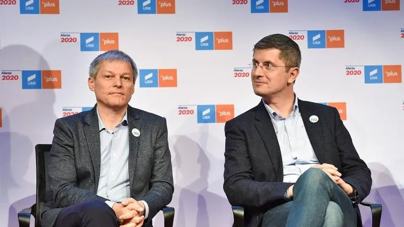 Dacian Cioloș (stânga) și Dan Barna (dreapta)/FOTO: Facebook