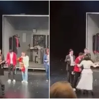Un actor își taie venele - Foto: Captura Video