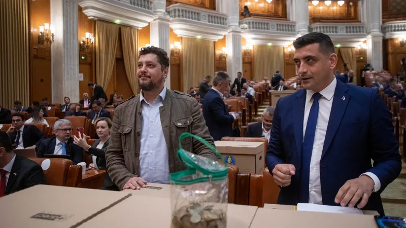 Claudiu Tîrziu dă vina pe George Simion pentru rezultatele slabe de la alegeri: Nu suntem mulțumiți - Foto: INQUAM PHOTOS / Iloana Andrei
