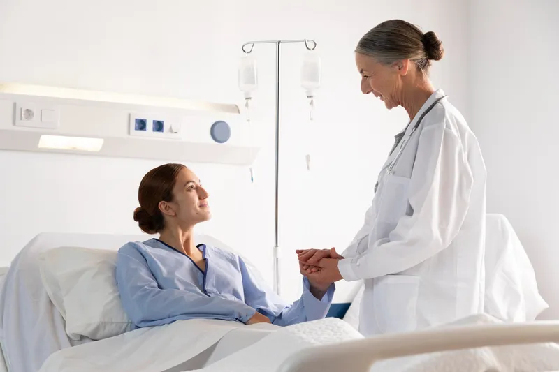 Pacientă la spital - Foto: Freepik (rol ilustrativ)