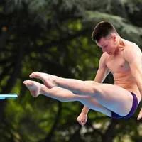 România, pe locul 5 la Campionatele Europene de sărituri în proba de trambulină 3 m sincron mixt - Foto: Facebook / Alexandru Avasiloae