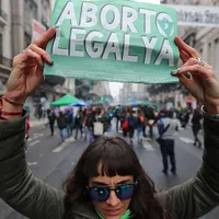 Mitingul de sustinere a legalizarii avortului/FOTO: Reuters