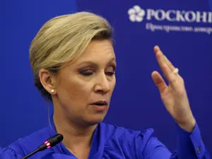 Purtătoarea de cuvânt a Ministerului rus de Externe, Maria Zaharova - Foto: Profimedia Images