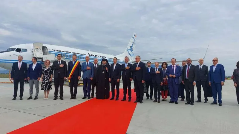 Aeroportul Internațional Brașov, primul făcut în ultimii 50 de ani în România, a fost inaugurat - Foto: Facebook/Rusu Sebastian Mihai