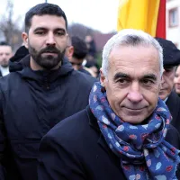 Marin Burcea, zis Lunetistul, și el fost luptător în Legiunea Străină, s-a aflat mereu lângă Călin Georgescu - Foto: INQUAM PHOTOS/ Octav Ganea