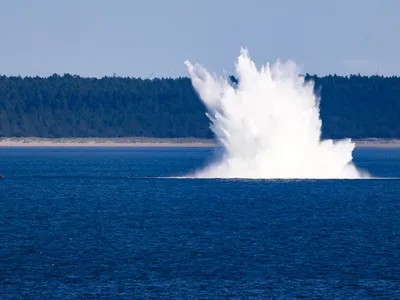 Explozia unei mine marine - Foto: Profimedia images - Caracter ilustrativ