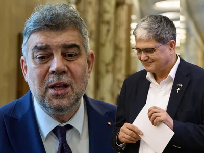 Marcel Ciolacu și Marcel Boloș - Foto: Profimedia images