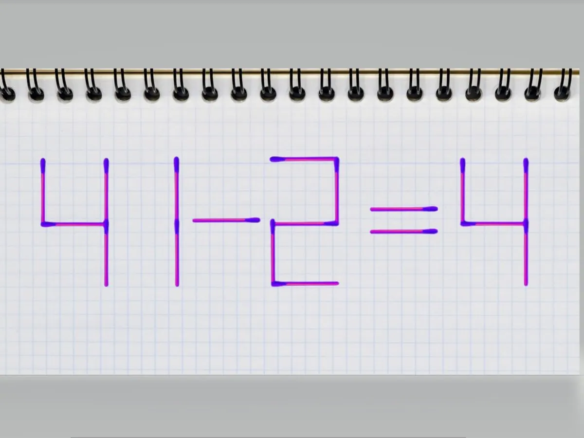 Test de inteligență. Avem ecuația 41-2=4. Găsește forma corectă din două mutări - Foto: pixelsmashers / imagine cu caracter ilustrativ