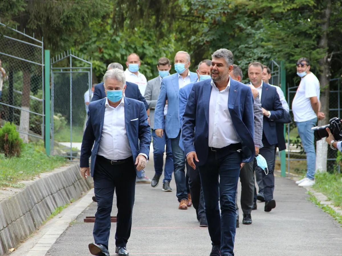 Marcel Ciolacu, la reuniunea PSD Sălaj, fără mască / facebook