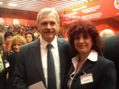 Deputata Hărătău alături de Liviu Dragnea Foto: Facebook