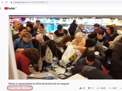 În dreapta jos se vede clar data la care clipul a fost postat pe youtube