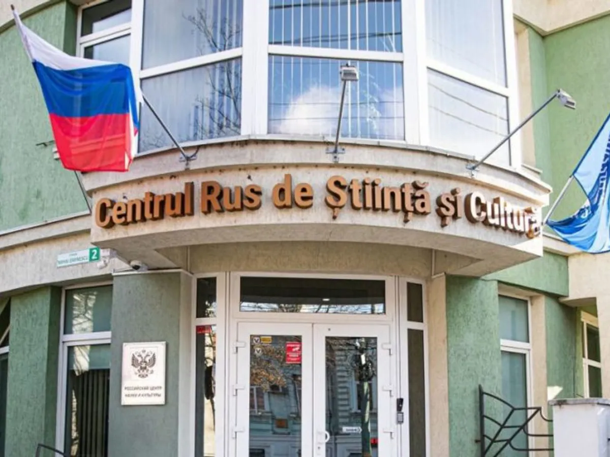Centrul rus pentru Ştiinţă şi Cultură de la Chişinău - Foto: moldova1.md
