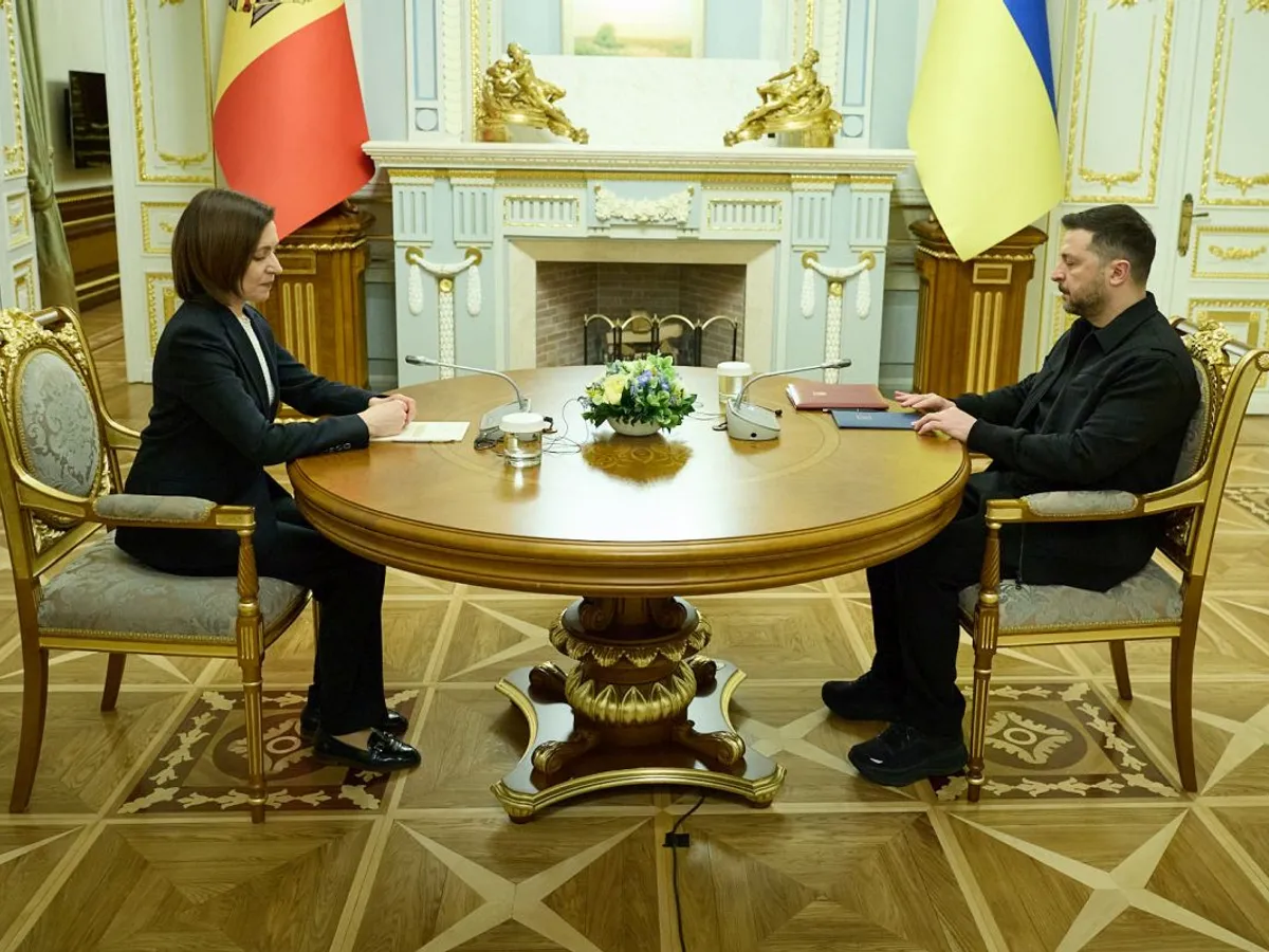 Maia Sandu, preşedintele Republicii Moldova, şi Volodimir Zelenski, preşedintele Ucrainei - Foto: president.gov.ua