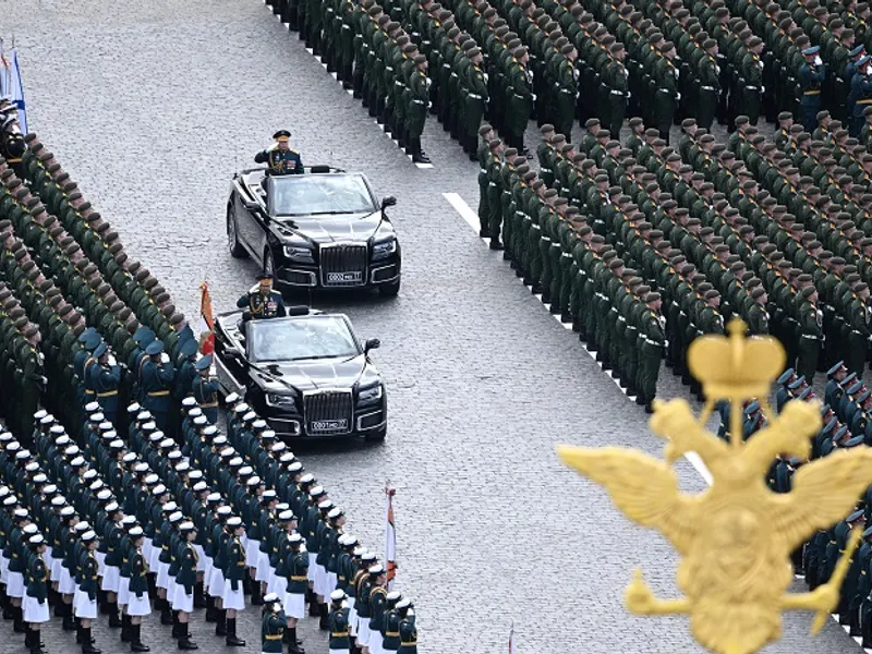 Ministrul Apărării, Serghei Șoigu, a deschis parada de Ziua Victoriei, 9 mai/FOTO: Profimedia Images