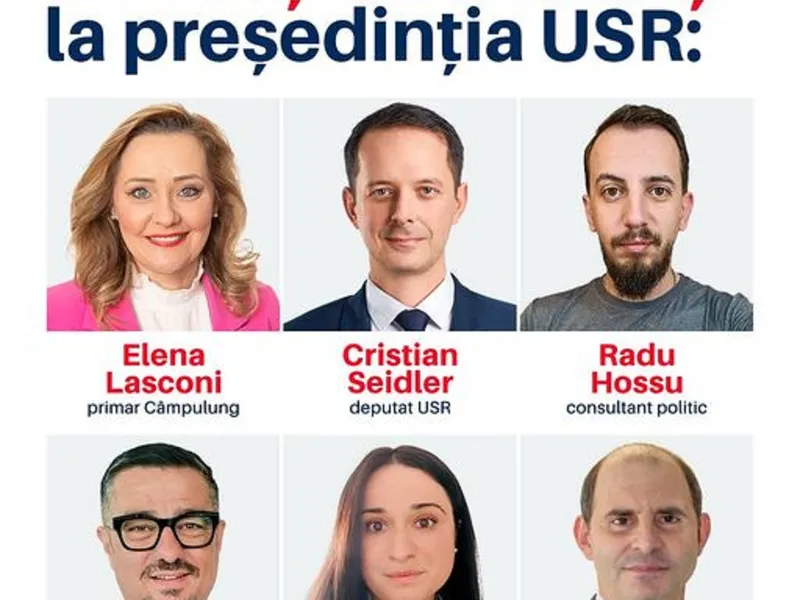 USR își va alege partidul printr-o plaformă online. Elena Lasconi deschida lista celor 6 candidați foto: Facebook/USR