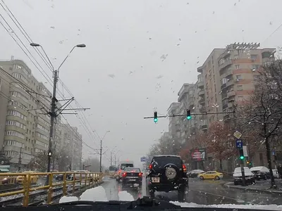 Prima ninsoare în București Foto: Newsweek România