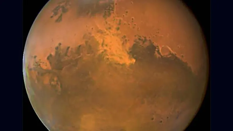 Cum vă puteți orienta pe cer ca să vedeți planeta Marte. Grafic: NASA