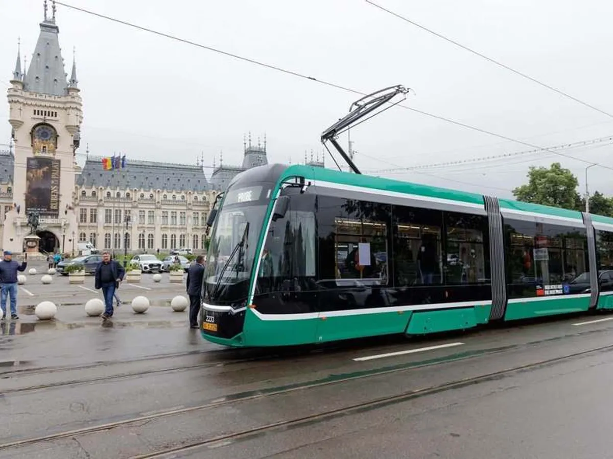 Tramvai Foto:Facebook/Primăria Iași