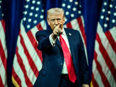 Donald Trump pleacă de la Donald J. Trump-John F. Kennedy Center, din Washington, D.C. - Foto: Profimedia Images